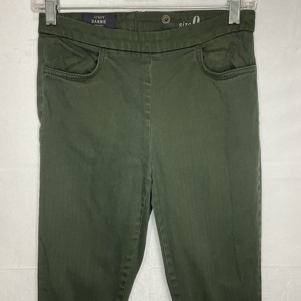 J. Crew Olive Green Skinny Pants - Picture 2 of 6